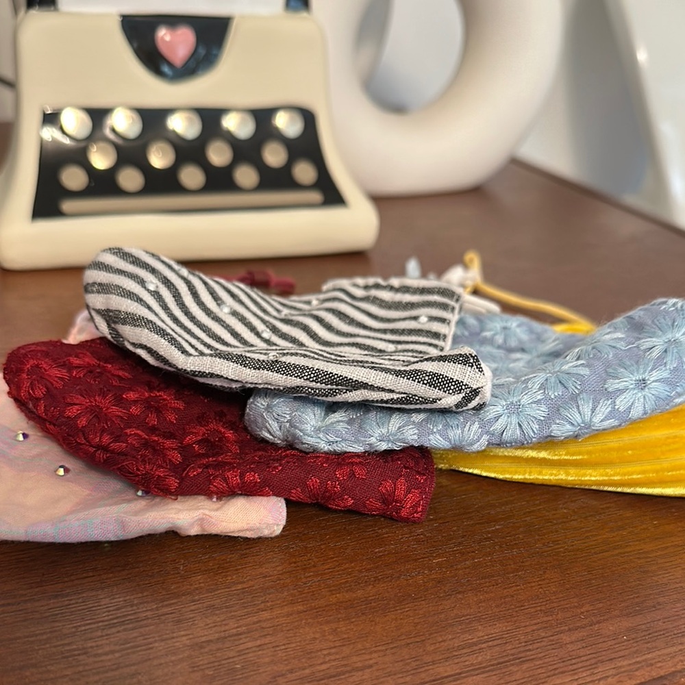 Lele Sadoughi Accessory Set - Red, Black, Blue, Yellow